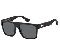 Tommy Hilfiger Lunettes de Soleil TH 1605/S Matte Black/Grey 56/16/140 homme