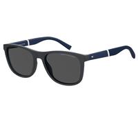 Tommy Hilfiger Lunettes de Soleil TH 2042/S MATTE BLUE/GREY 54/18/145 homme