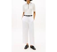 Tommy Hilfiger Lyocell Tipping Slim Polo Ecru Taille: S | Polos Outlet | Femme | Marron