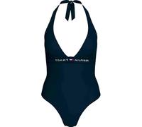 Tommy Hilfiger Maillot de Bain Femme Halter One Piece Dos Nu, Bleu (Dark Night Navy), M
