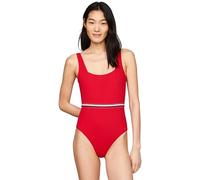Tommy Hilfiger Maillot de Bain Femme One Piece Dos Échancré, Rouge (Primary Red), S