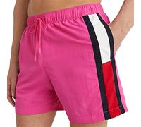 Tommy Hilfiger Maillot De Bain Homme SF Medium Drawstring Long, Rose (Hot Magenta), L