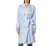 Tommy Hilfiger Manteau Femme Trench-Coat, Bleu (Breezy Blue), 32