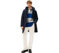 Tommy Hilfiger Manteau Homme Tech Padded Parka avec Capuche, Bleu (Desert Sky), S