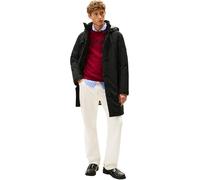 Tommy Hilfiger Manteau Homme Tech Padded Parka avec Capuche, Noir (Black), S