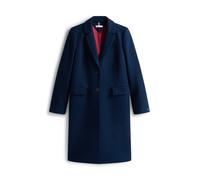 Tommy Hilfiger Manteau Femme Classic Wool Simple Boutonnage, Bleu (Dark Night Navy), 38