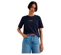 Tommy Hilfiger Marque Reg Ess C-NK SS Hauts en Tricot S-S, Desert Sky, L Femme L