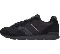 Tommy Hilfiger Maxlite Mix FM0FM05830 Baskets Basses pour Homme, Noir (Noir), Pointure 42