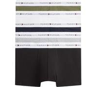 Tommy Hilfiger Men 5P Trunk Um0Um03907 Trunk, Red (Ut OL/Lt GR HTH/Blk/WHT/CRB NV), L