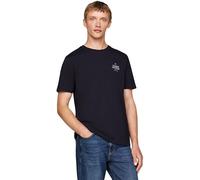 Tommy Hilfiger Men Hilfiger Stack Tee MW0MW36500 Blue (Desert Sky) XXL