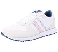 Tommy Hilfiger Men RUNNER EVO MIX STITCH, White, 41 EU