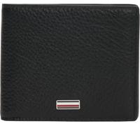 Tommy Hilfiger Men Th Central CC and Coin AM0AM14496 Portefeuille à Deux Volets, Noir, Taille Unique