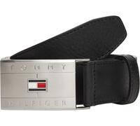 Tommy Hilfiger Men Th Flag Plaque Ceinture AM0AM14322 Autres ceintures, Noir, 95