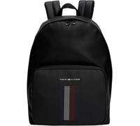 Tommy Hilfiger Men TH FOUNDATION DOME BACKPACK, Black, One Size