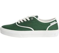 Tommy Hilfiger Men Th Vulc Cup FM0FM05874 Long Lace Canvas Low Top, Vert, 39,5