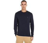 Tommy Hilfiger Men's DE Cotton Crew Neck Pullovers, Desert Sky, Small