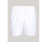 Tommy Hilfiger Men's Medium Drawstring Swim Shorts Blanc Optique YCF S Male