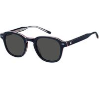 Tommy Hilfiger Men's Round Sunglasses Bleu Taille unique Male