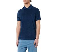 Tommy Hilfiger Micro Towelling Reg Polo Mw0Mw30770 éponge, Blue (Night Sky), L Homme