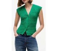 Tommy Hilfiger Mid Cable Vest Cardigan Courtside Green Taille: XS | Cardigans Outlet | Femme | Vert