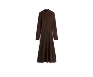 TOMMY HILFIGER Midirobe marron | XL