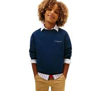 Tommy Hilfiger Mini Corp C-Neck Sweatshirt Ks0ks00665 Sweat sans Boutons, Blue (Dark Night Navy), 5 Ans Mixte