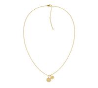 Tommy Hilfiger Jewelry Collier avec Pendentif pour Femme en Or Jaune avec des Cristaux - 2780902