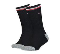 Tommy Hilfiger Mixte Enfant Crew Chaussettes, Noir, 39-42 EU