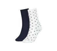 Tommy Hilfiger Mixte Enfant Tommy Hilfiger Dot Women's Socks (2 Pack) chaussettes Not Applicable, Blanc Cassé, 39/42
