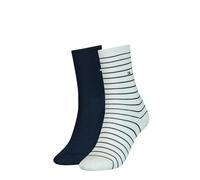 Tommy Hilfiger Classic Chaussettes, Blanc, 35/38 (Lot de 2) Femme