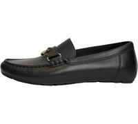 Tommy Hilfiger Mocassin en Cuir émaillé pour Femme - Fw0fw09532 - Chaussures Bateau, Black, 38 EU