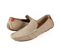 Tommy Hilfiger Mocassins Alvie pour homme, Taupe Perf, 43.5 EU