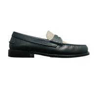 Tommy Hilfiger - Mocassins en cuir à blocs de couleurs - Homme - Chaussures - Noir - Taille: 41 EU
