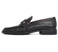 Tommy Hilfiger Mocassins Femme Soft Nappa Pleated Toe Petit Talon, Noir (Black), 40