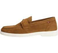 Tommy Hilfiger Mocassins FM0FM05897 en Daim léger pour Homme, Marron, 10,5
