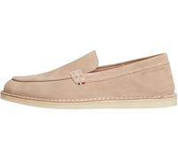 Tommy Hilfiger Mocassins Hilfiger Stitchdown en Daim pour Homme FM0FM05782 - Beige (Taupe côtier), Pointure 39,5