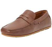Tommy Hilfiger Mocassins Homme Casual Leather Driver Cuir, Marron (Winter Cognac), 40