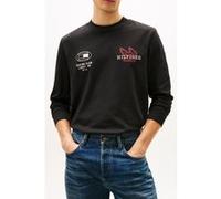 Tommy Hilfiger Modern Athleisure Ls Tee Black Taille: M | Manches longues Outlet | Homme | Le Noir