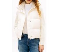 Tommy Hilfiger Modern Down Knit Mix Ivory Silk Taille: S | Vestes d'hiver Outlet | Femme | Blanche