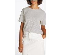 Tommy Hilfiger Modern Loose Fit Tshirt, Calico/dark Night Navy Taille: XS | Chemises Outlet | Femme | Le Noir