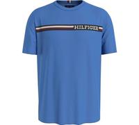 Tommy Hilfiger MONOTYPE Chest Stripe Tee MW0MW33688 T-Shirts Manches Courtes, Bleu (Blue Spell), S Homme