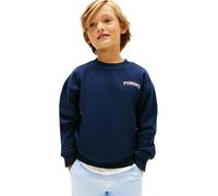 Tommy Hilfiger Monotype Graphic Sweatshirt Kb0kb10255, Blue (Dark Night Navy), 14 Ans Garçon