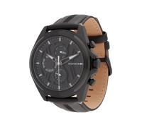 TOMMY HILFIGER Montre à affichage analogique 'JAX' noir / blanc cassé, Taille One Size