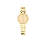 Tommy Hilfiger Montre à Mouvement à Quartz Trois Aiguilles de Couleur Dorée avec Bracelet en Acier Inoxydable de Couleur Dorée - 1782886