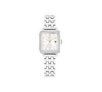 Tommy Hilfiger Montre à Mouvement à Quartz Trois Aiguilles pour Femme avec Bracelet en Acier Inoxydable Argenté - 1782830