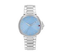 Tommy Hilfiger Montre à Mouvement à Quartz Trois Aiguilles pour Femme avec Bracelet en Acier Inoxydable Argenté - 1782777