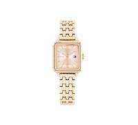 Tommy Hilfiger Montre à Mouvement à Quartz Trois Aiguilles pour Femme avec Bracelet en Acier Inoxydable de Couleur Or Rose - 1782833
