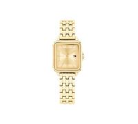 Tommy Hilfiger Montre à Mouvement à Quartz Trois Aiguilles pour Femme avec Bracelet en Acier Inoxydable de Couleur Dorée - 1782832