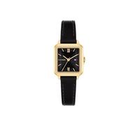 Tommy Hilfiger Montre à Mouvement à Quartz Trois Aiguilles pour Femme avec Bracelet en Cuir Noir - 1782835