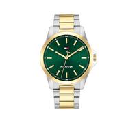 Tommy Hilfiger Montre à Mouvement à Quartz Trois Aiguilles pour Homme avec Bracelet en Acier Inoxydable à Deux Coloris - 1792192